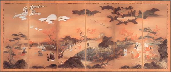 新品　江戸図屏風　サイズ横62㎝高さ29㎝　2枚セットNO.2 江戸図屏風 | 山川出版社オンラインショップ