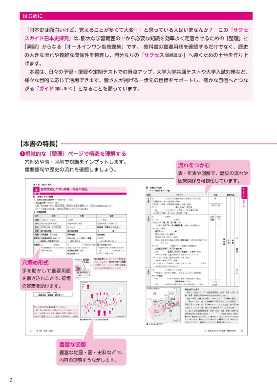 日本史 講習資料 サクセスガイド日本史探究 まとめ・演習・資料読解 | 山川出版社