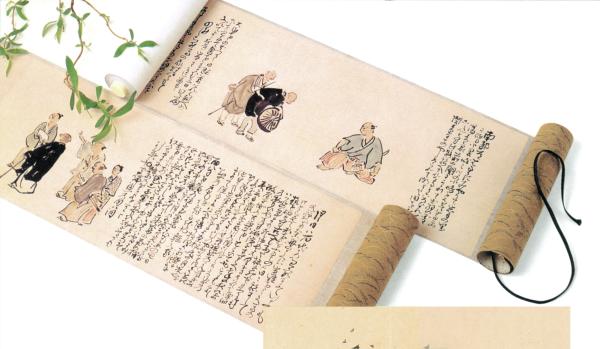 絵巻物　重要文化財　松尾芭蕉　奥の細道画　新品　箱入　全２巻　画巻物 奥の細道画巻（全2巻） | 山川出版社オンラインショップ