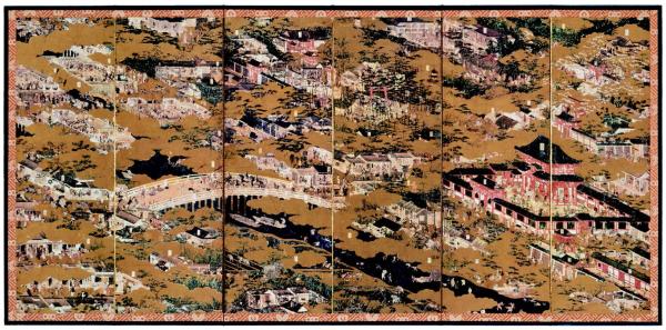 縮小絵巻物》国宝 洛中洛外図屏風 舟木本 | 山川出版社オンラインショップ