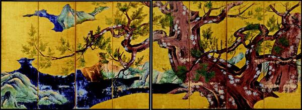 新品　江戸図屏風　サイズ横62㎝高さ29㎝　2枚セットNO.2 江戸図屏風 | 山川出版社オンラインショップ