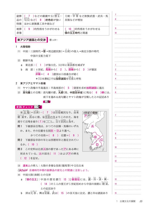 日本史探究 詳説日本史ノート（日探705準拠） | 山川出版社オンライン