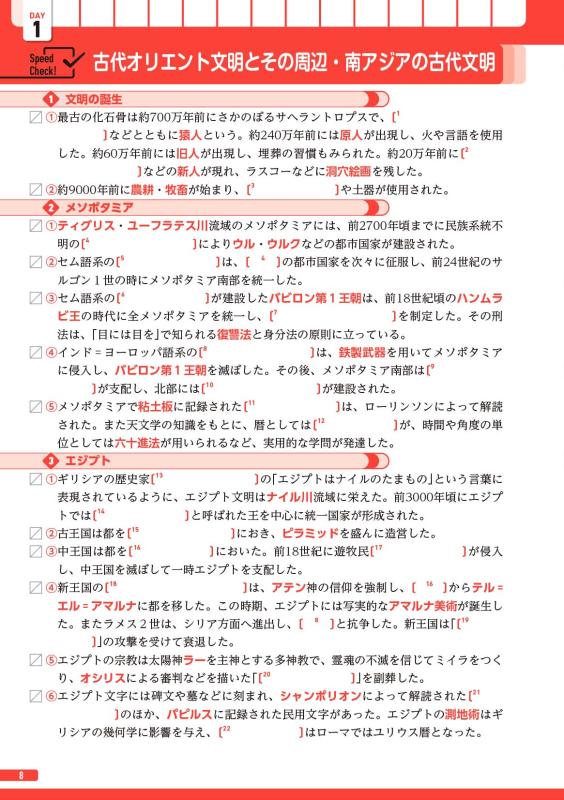 30日完成 スピードマスター世界史問題集 | 山川出版社オンラインショップ